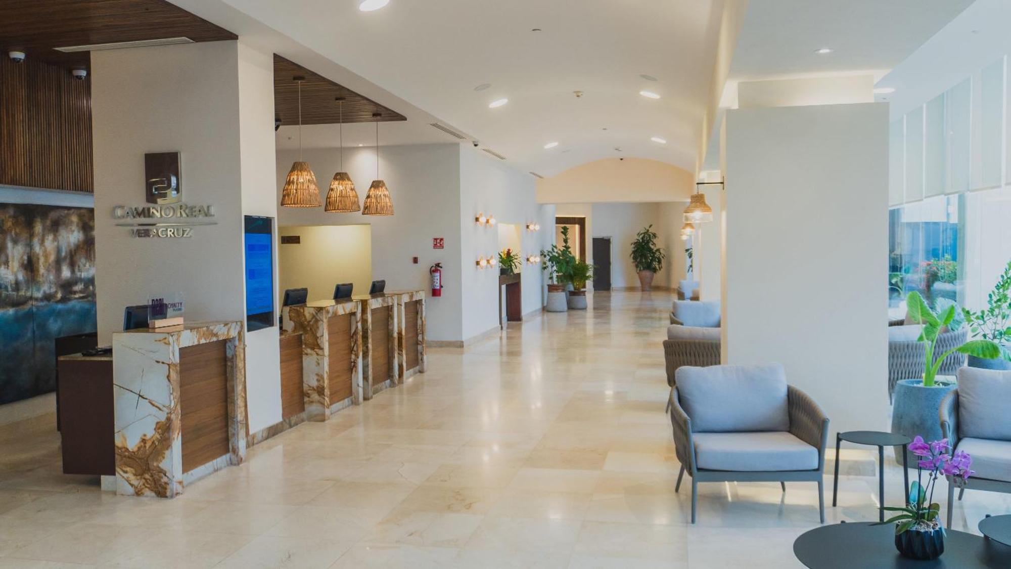 Camino Real Veracruz Exterior foto Lobby
